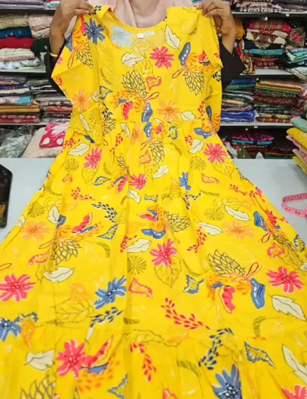 MG Heavy Rayon Long Maxi Gown | MG166